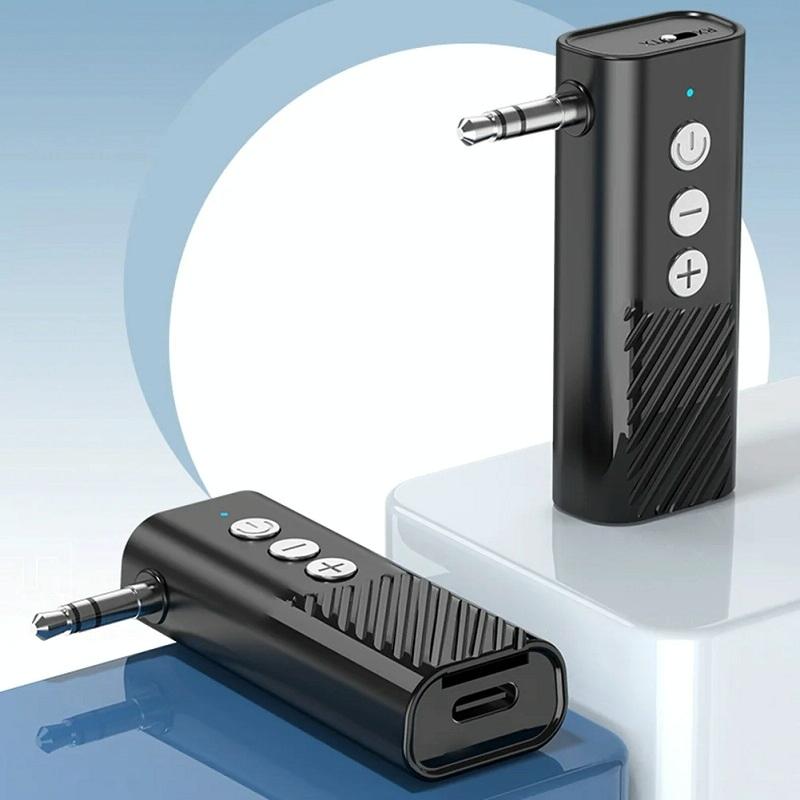 NNEIDS Wireless Car Audio Adapter With Bluetooth 5.3 And Tf Playback