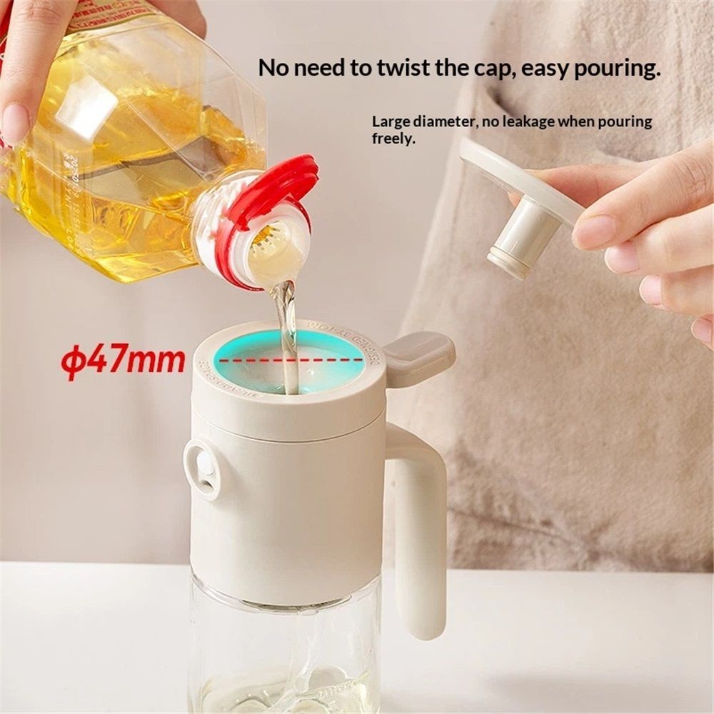 Glass Oil Sprayer Dispenser, Premium Olive Oil Dispenser Bottle for Kitchen, Food-grade Oil Spray Bottle for Cooking, Air Fryer, Frying, BBQ