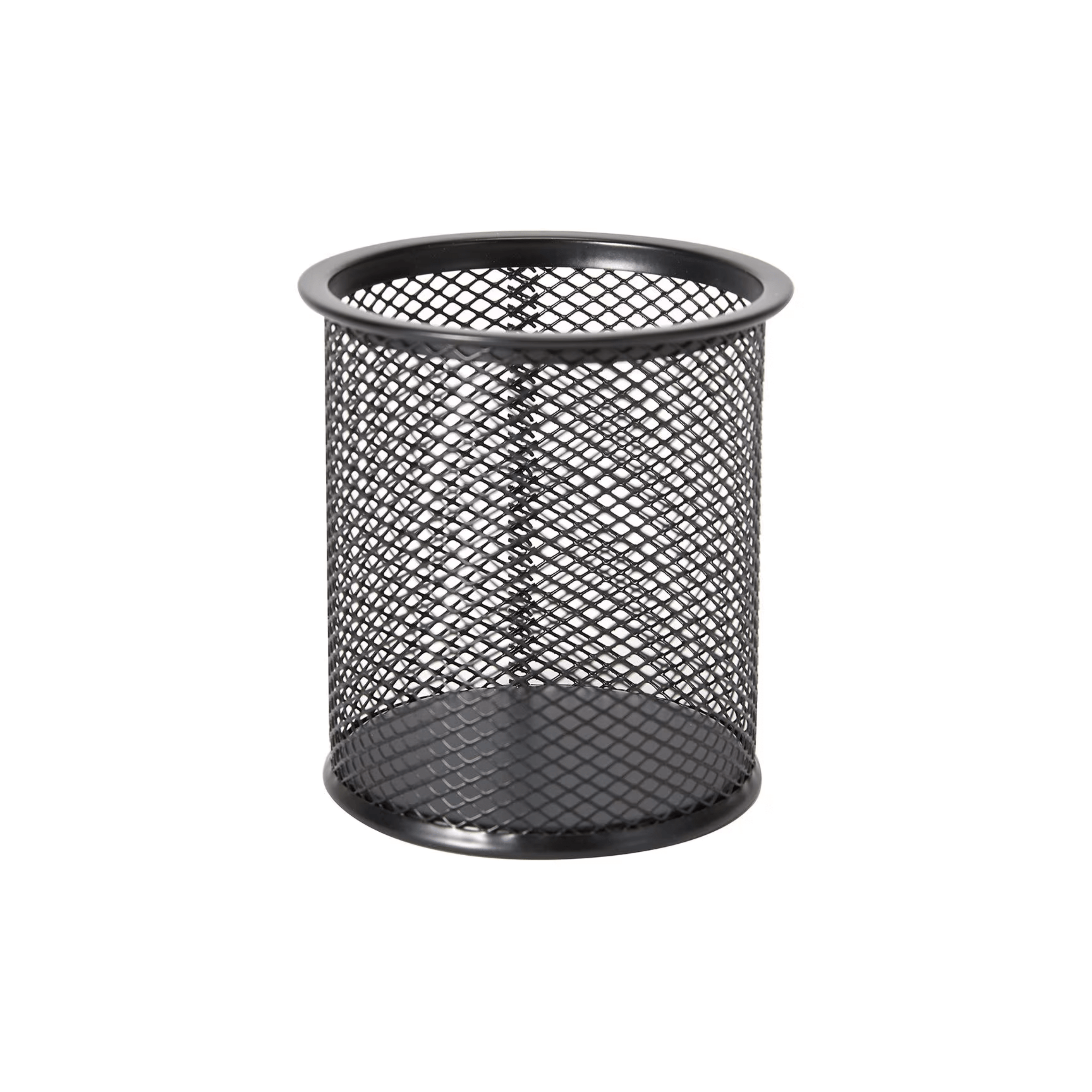 Black Mesh Pen Cup for Desk Organisation
