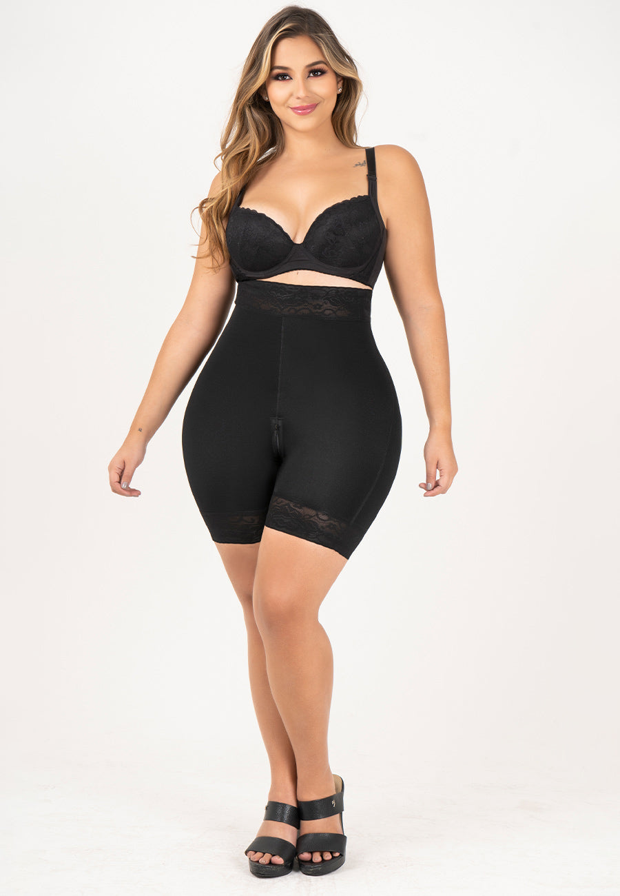 High-Waist Sculpt Lift Shorts with Removable Straps – 201344