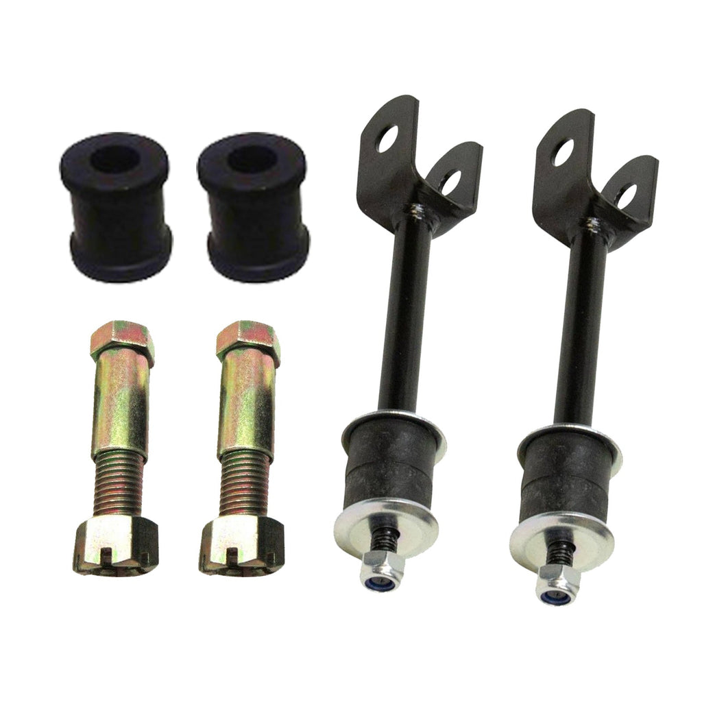 2x Rear Sway Bar Link & Bush Kit Suitable for Toyota Landcruiser FJ80R