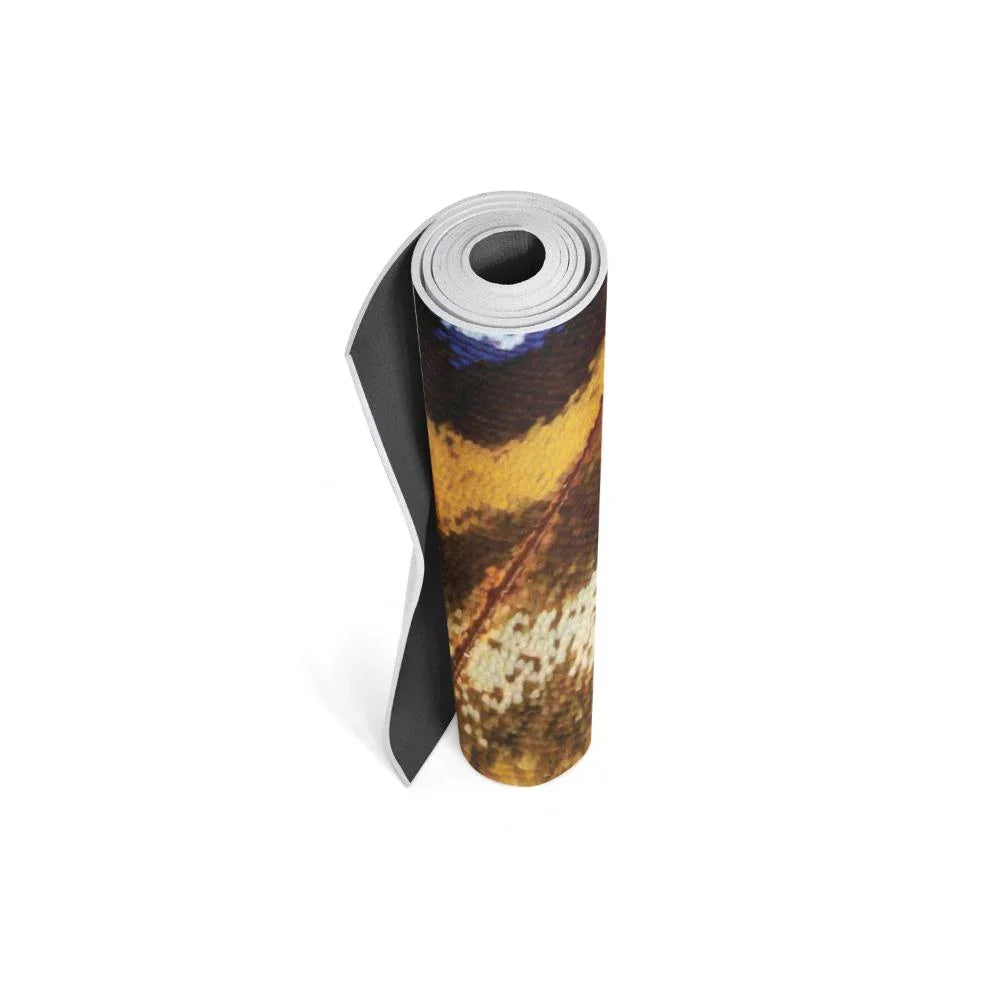 Butterfly Eco Yoga Mat – Artist Design, 6mm Cushion + Grip | Yune Yoga
