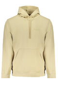 CALVIN KLEIN MEN'S BEIGE ZIPLESS SWEATSHIRT