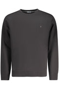 COVERI MOVING MEN'S BLACK ZIP-UP SWEATSHIRT