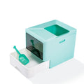 Fully Enclosed Cat Litter Basin With Large Drawer - Ultimate Comfort For Your Feline Friend