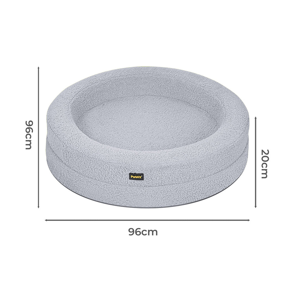 Pawz Pet Orthopedic Calming Bed Memory Foam Dog Sofa