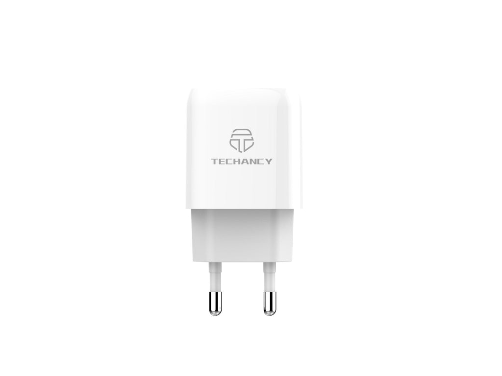 Techancy Carregador Branco De 20 W  TA2801, Suporta Pd E Qc3.0, Carregamento Rápido Pd, Compatível Com Telemóveis, Tablets