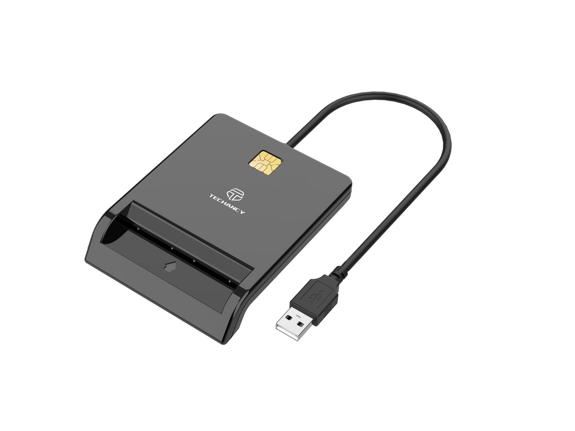 Techancy Leitor De Chips Inteligentes  KJ8811, USB2.0, 480Mbps, Compatível Com Uma Vasta Gama De Cartões e Sistemas