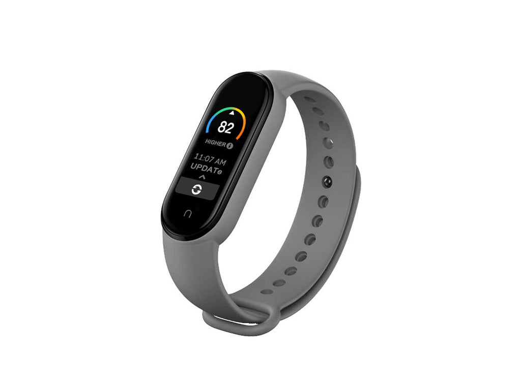 Techancy Bracelete De Silicone Cinzenta KC2104, Compatível Com A Mi3/4 Smart Band, Material De Silicone, Macio E Confortável.