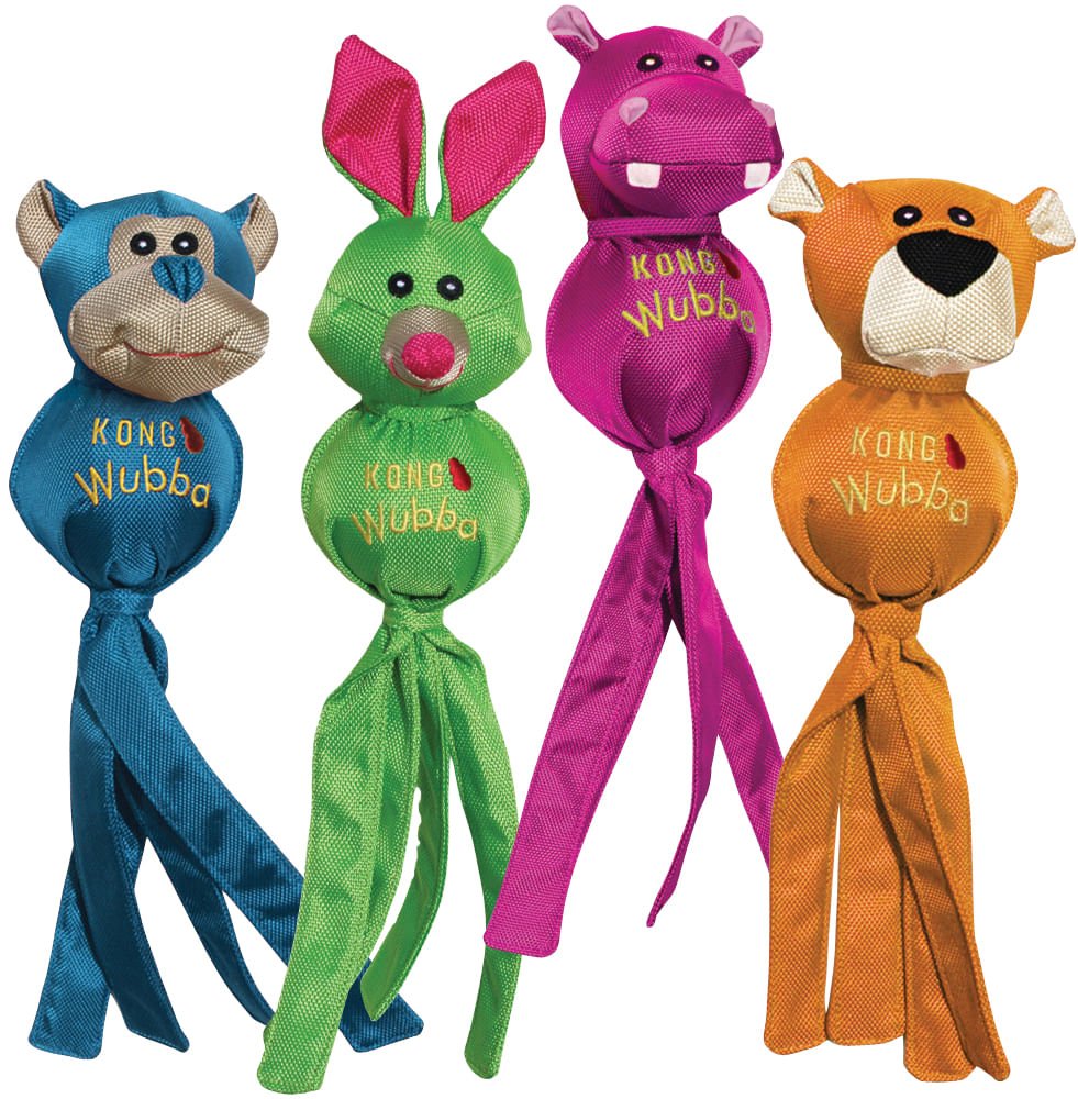 KONG Wubba Ballistic Friends Durable Squeaker Dog Toys