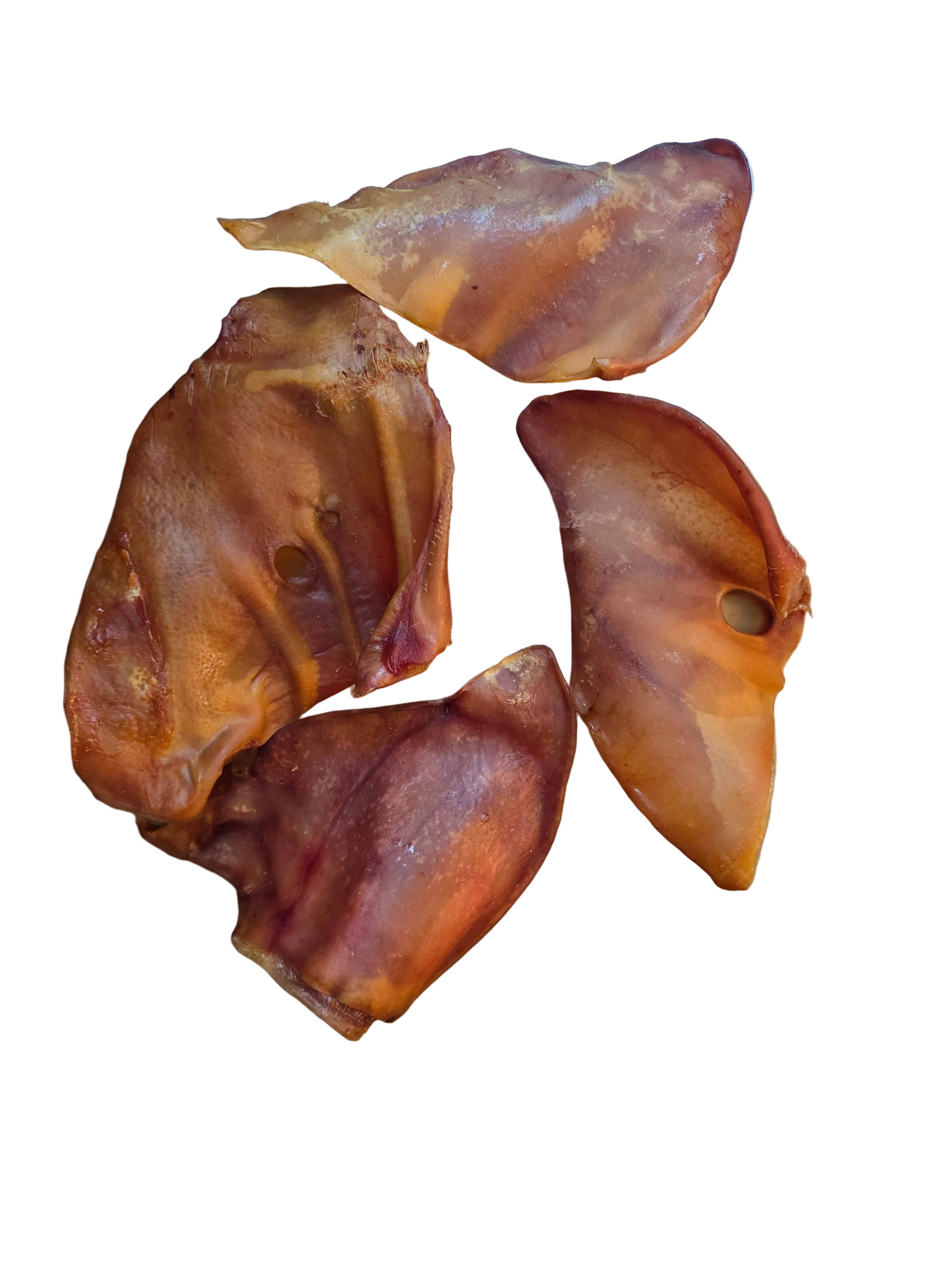 Pig Ears for Dogs – Natural Dehydrated Hog Ear Chews, Long Lasting High Protein Dog Treats