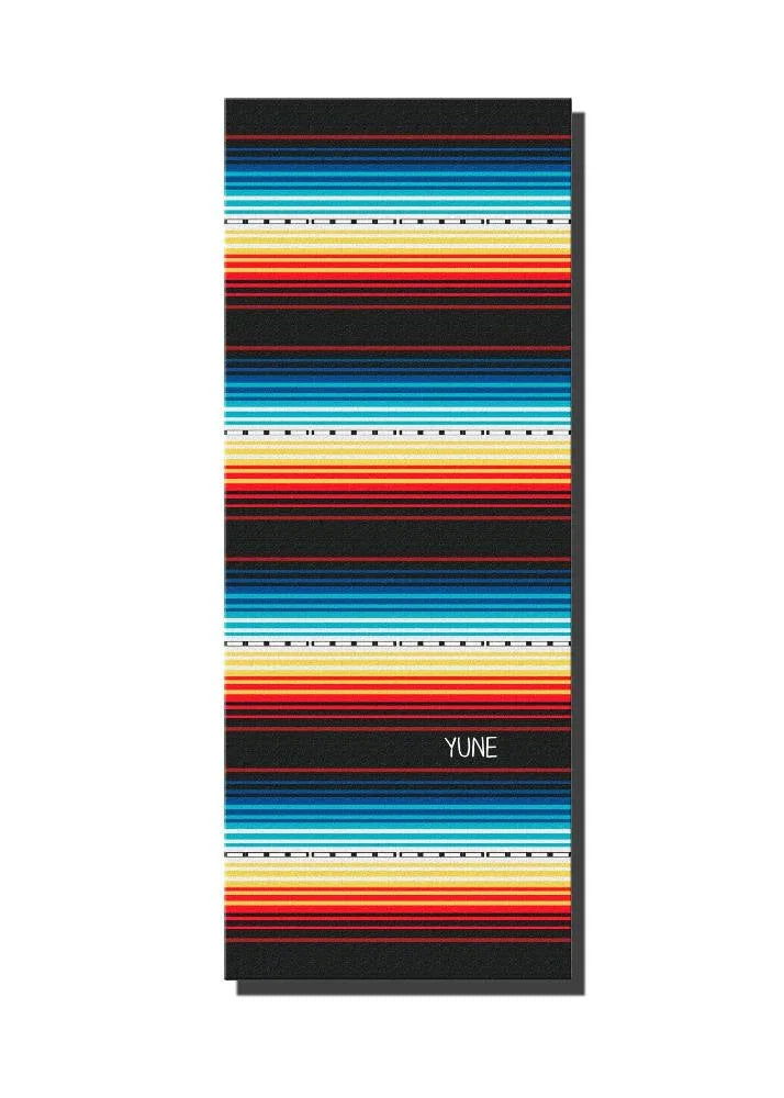 Yoga Mat | 6mm Thick | Striped | Non-Slip | Eco Friendly | Yune Yoga | Devo