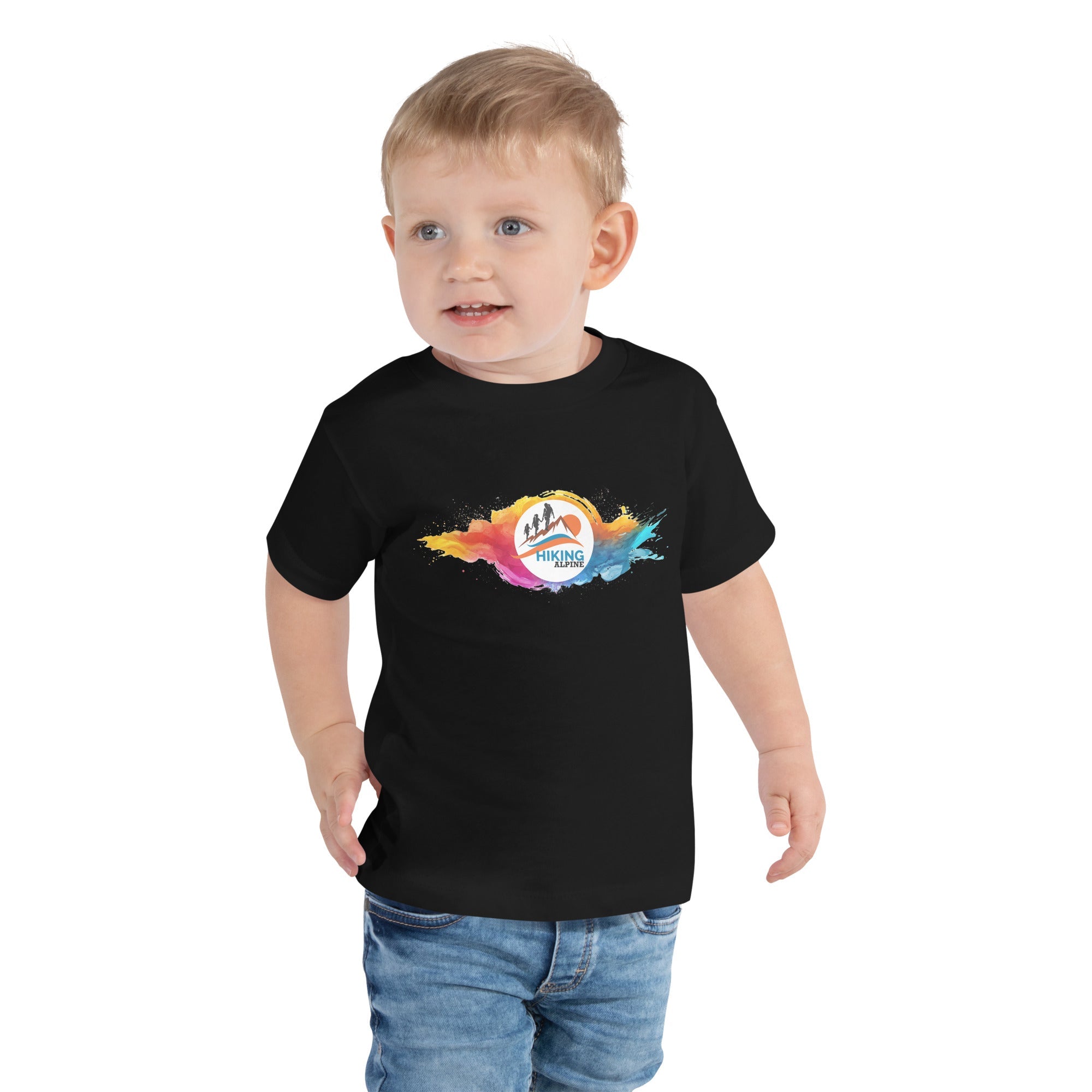 Hiking Alpine Family Toddler Short Sleeve Tee
