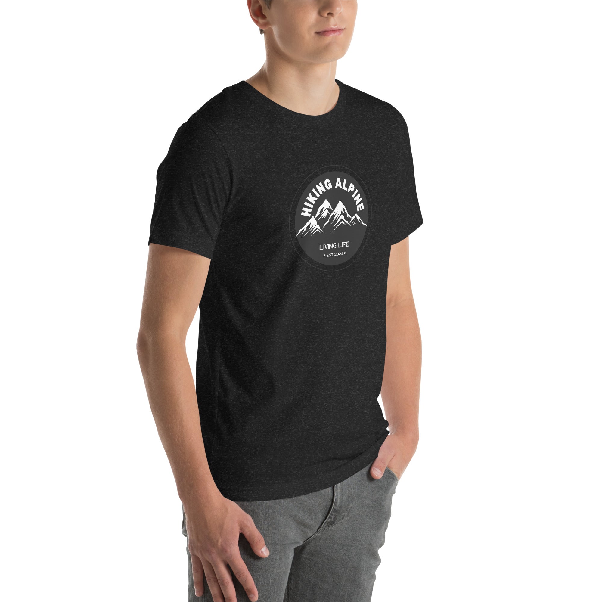 Hiking Alpine Mountains Unisex t-shirt
